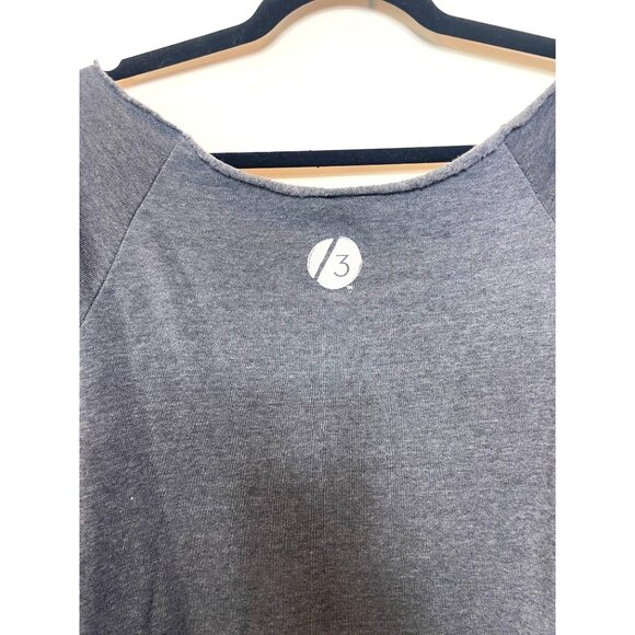 Alternative Sorry Doubles Is A Contact Sport Off-Shoulder Sweatshirt Tennis XL - Picture 9 of 9